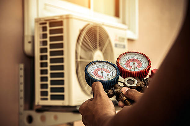 Professional Hvac technician working in Mountain Lakes, NJ